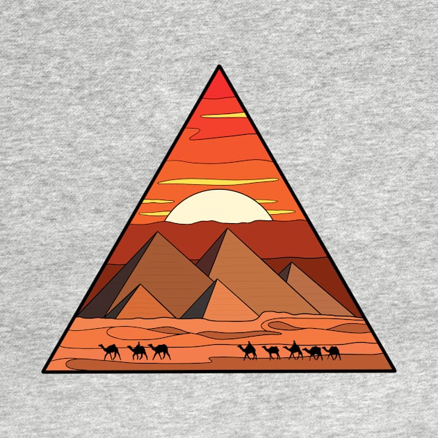 Great Pyramids by Nerdpins